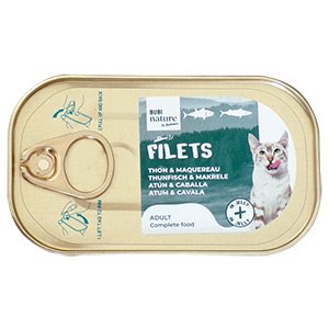 BUBI NATURE CAT FILETS ATUN&CABALLA 12×85 g